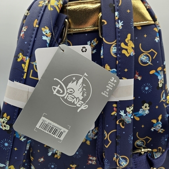 Loungefly Walt Disney World 50th Anniversary Celebration Backpack main image 5